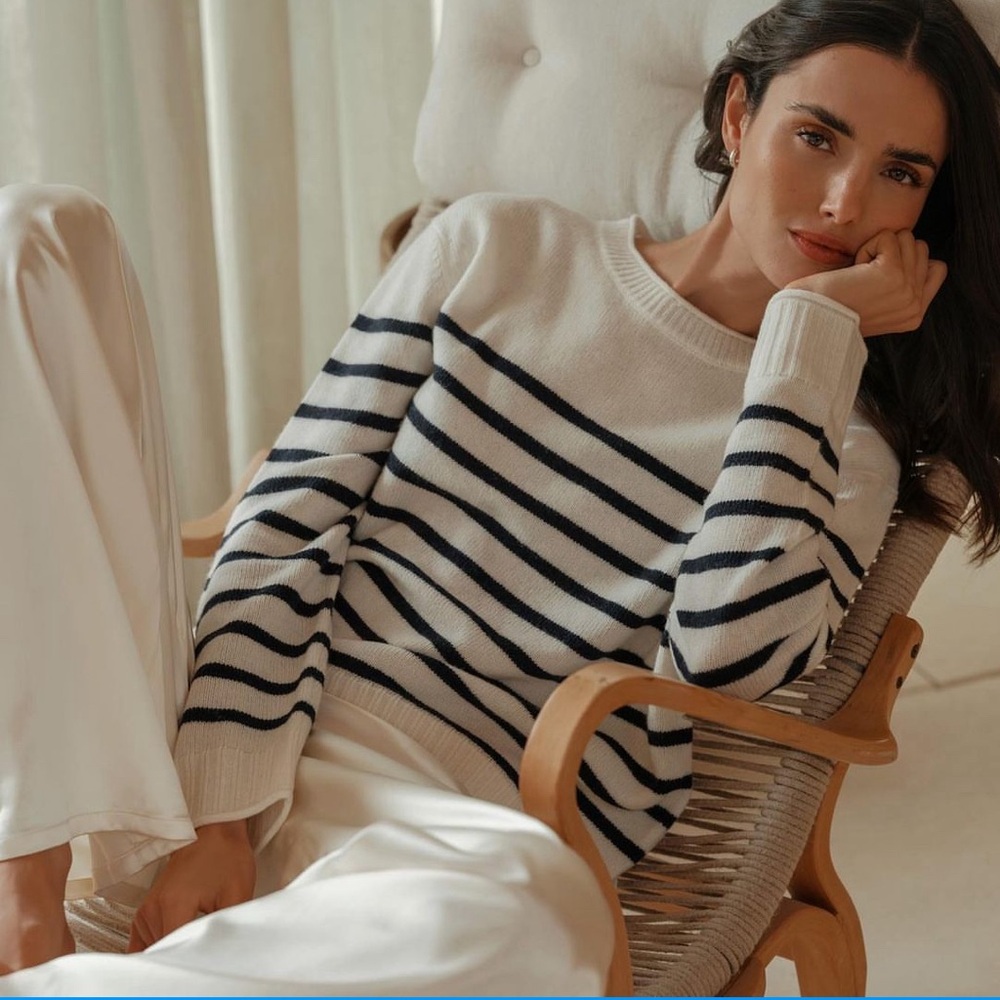 Jenni Kayne Striped Everyday Sweater